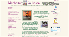 Desktop Screenshot of manhattandollhouse.com