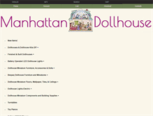 Tablet Screenshot of manhattandollhouse.com